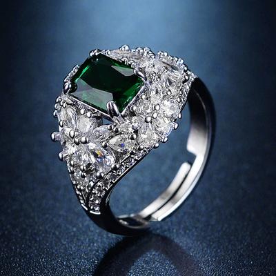 Ring Color Treasure Popular, Retro Classic Ring Temperament Jewelry Retro Ring Main Stone