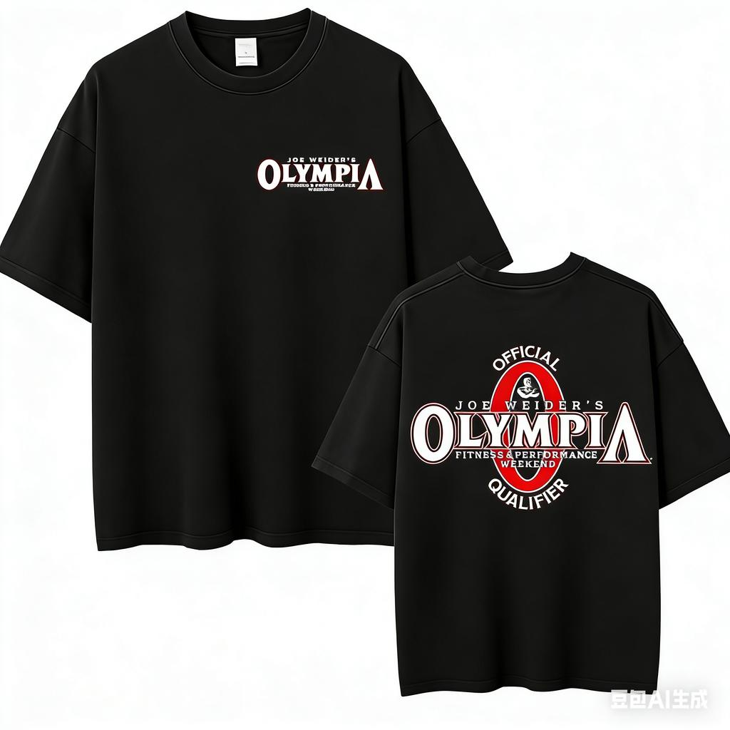2026 Olympia Gym Unisexs Vintage Graphic T Shirt Unisex Summer Fashion ONeck Short Sleeve Tshirt Casual Sports Cotton Tee Top