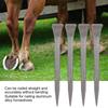 250pcs Low Carbon Steel Horseshoe Nails Durable Horse Shoe Nails Steel Nails  Animal Husbandry
