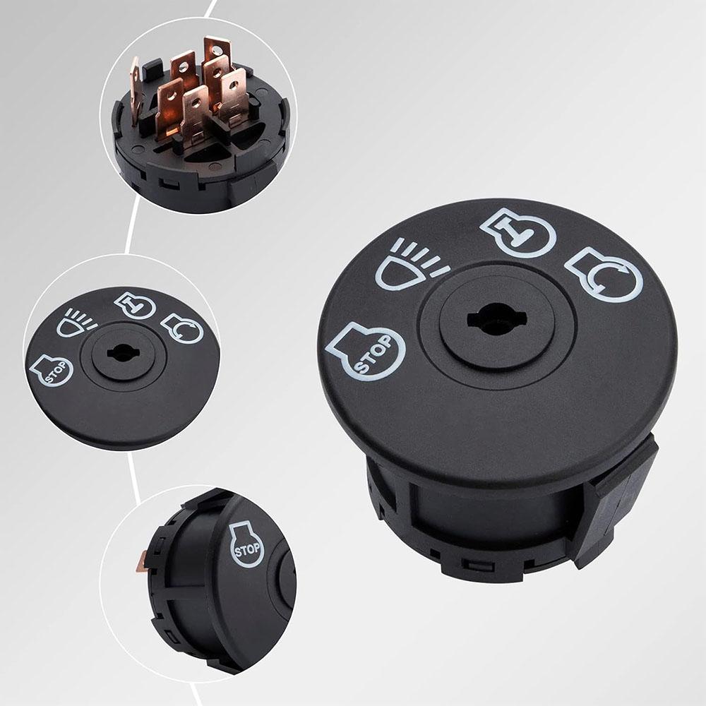Replacement Ignition Starter Switch with 2 Keys For Lawn Mower Tractor 532175566