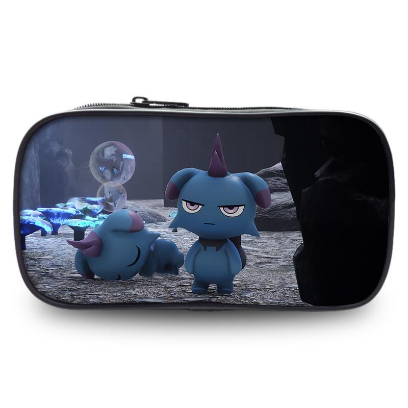 Trousse à crayons étudiante grande capacité Palworld Sac à papeterie élégant en polyester