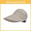 Summer Sunshade Cap With Detachable Top And Uv Protection For Travel And Outdoor Activities