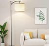 Vintage LED Floor Lamp for Living Room, Bedroom, or Study