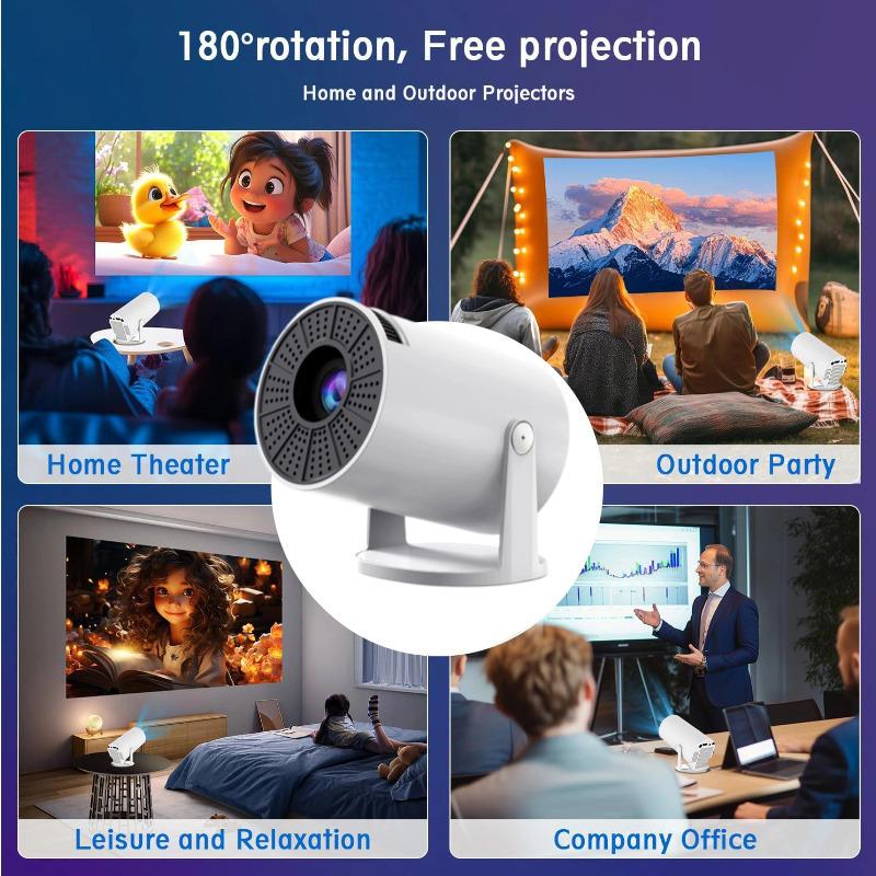 HY300Pro מקרן מיני נייד HD אלחוטי לבית ולחוץ