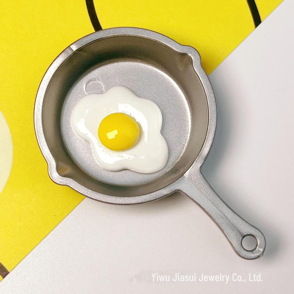 Mini Supermarket Omelette Pan DIY Food Play Dollhouse Accessories