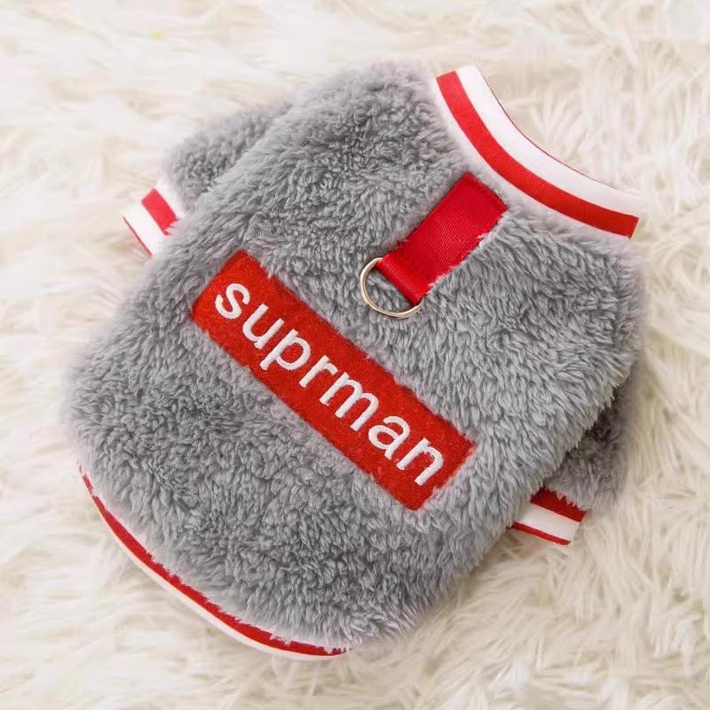 Dinosaur fleece autumn and winter pet clothes puppies dogs cats VIP Pomeranian Yorkshire Schnauzer clothing