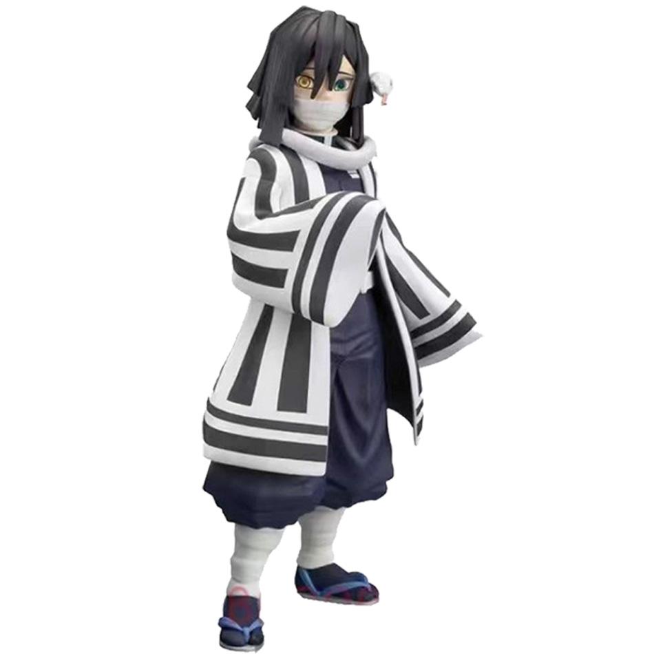 Demon Slayer Anime Action Figures - Kamado Tanjirou Nezuko Zenitsu Inosuke Miniature PVC Collectible Statues for Fans