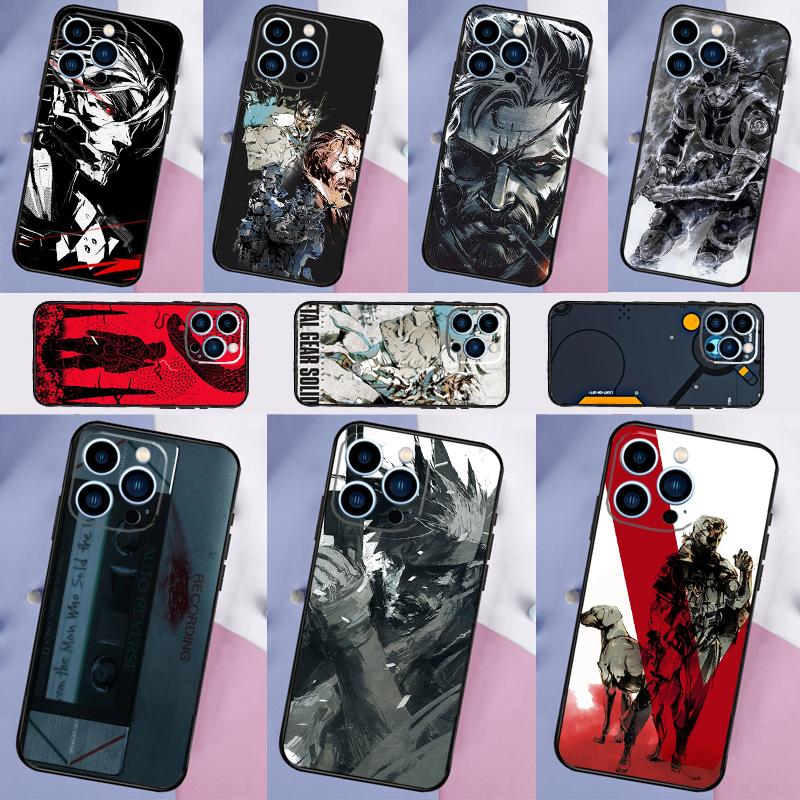 Game Metal Gear Solid Phone Case For iPhone 16 15 14 12 11 13 Pro Max Mini Plus X XS Max XR Back Cover