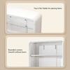Space Saving Wall Mounted Storage Box Large Capacity Multi Tiers Organiser With Easy Installation For Small Spaces