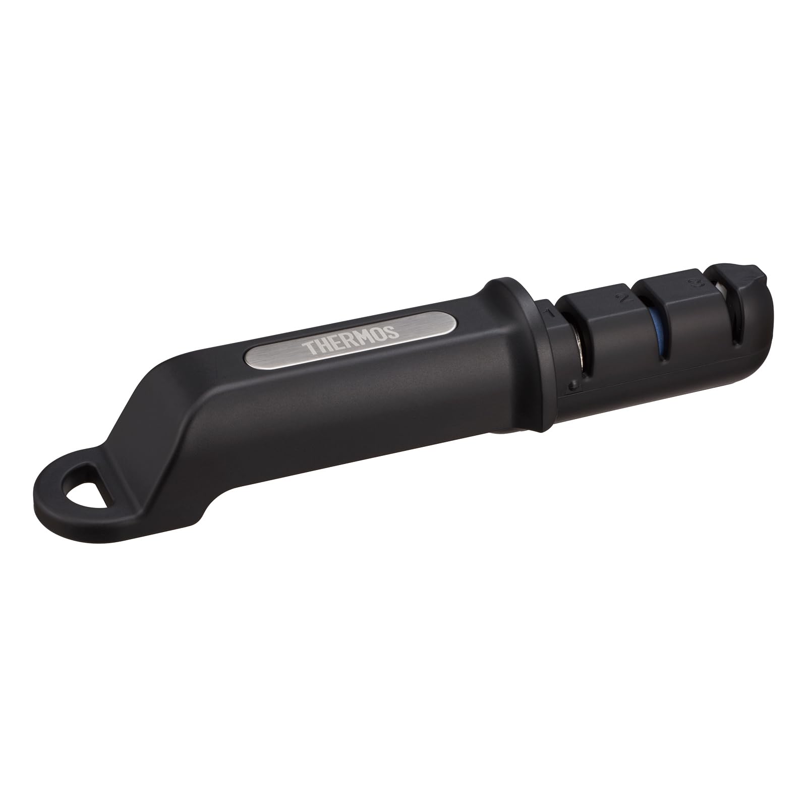 

Thermos Compact Compact Design for Easy Sharpening to Restore BK Sharpener, Black, Storage, 3-Step Sharpness, KK-AA001 чёрный