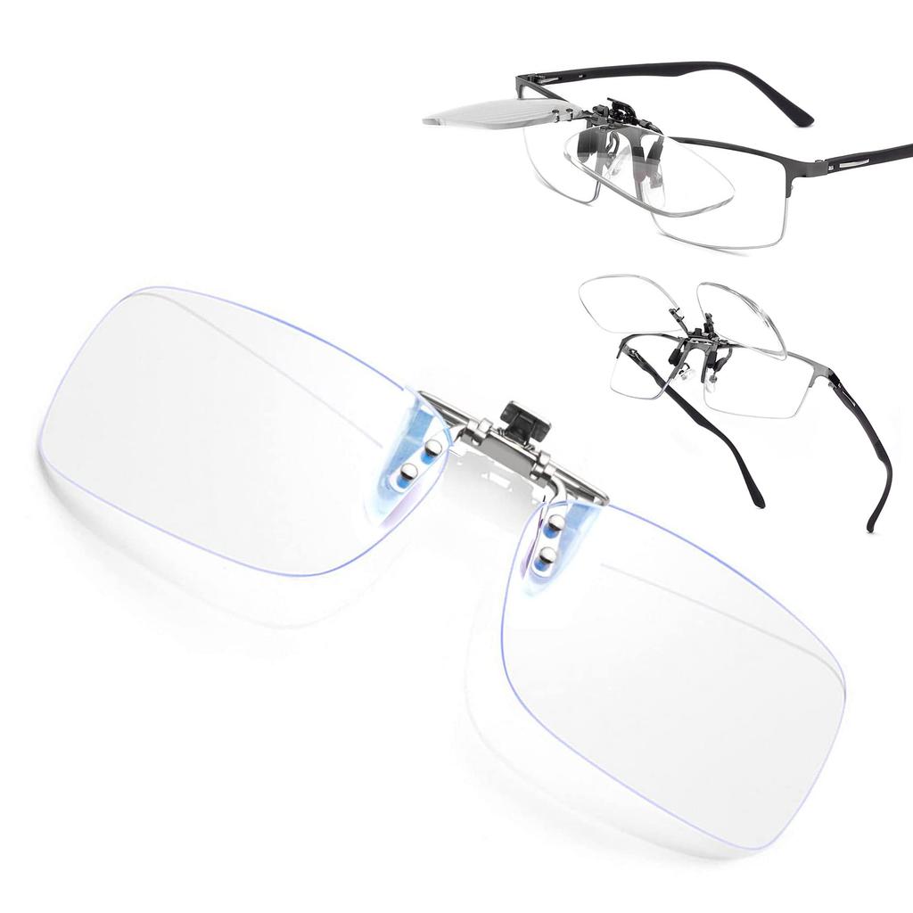 ESAVIA Magnifying Glasses with Magnification Loop and Perfect for Detailed and Blue Light Lightweight and Includes Model 8032 Flip-Up Clip-On Design,