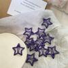 2/20PCS Star BB Red Hair Clip Girls Y2K Cute Silver Color Star Barrettes Women Simple Metal Snap Clip Headdress Hair Accessories