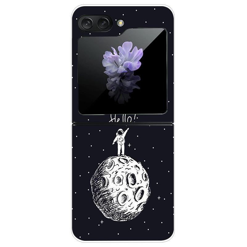 For Samsung Z Flip7 Hard Case ZFlip7 5G Transparent PC Phone Cases For Galaxy Z Flip 7 Fashion Cartoon Clear Protective Fundas