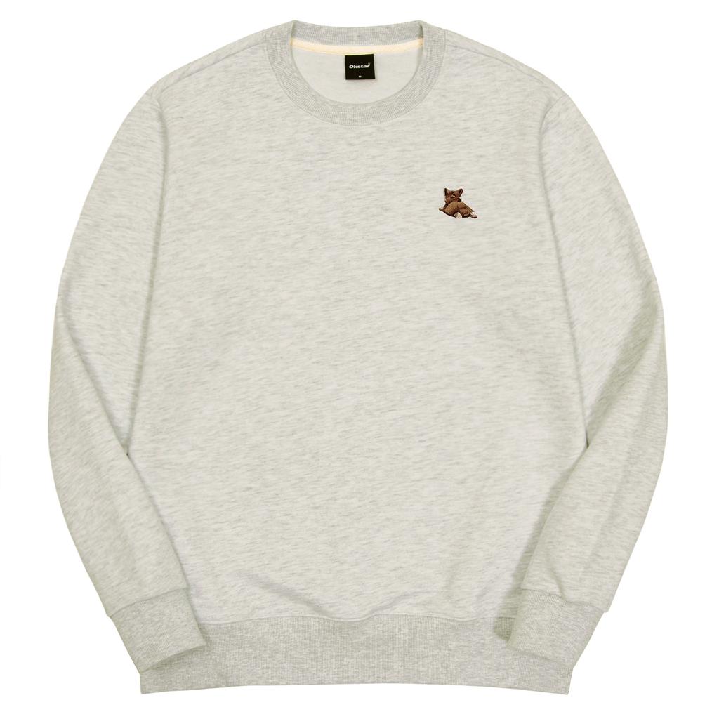 OKSTAR Welsh Corgi Embroidered Double-Sided Sweatshirt (Type C)