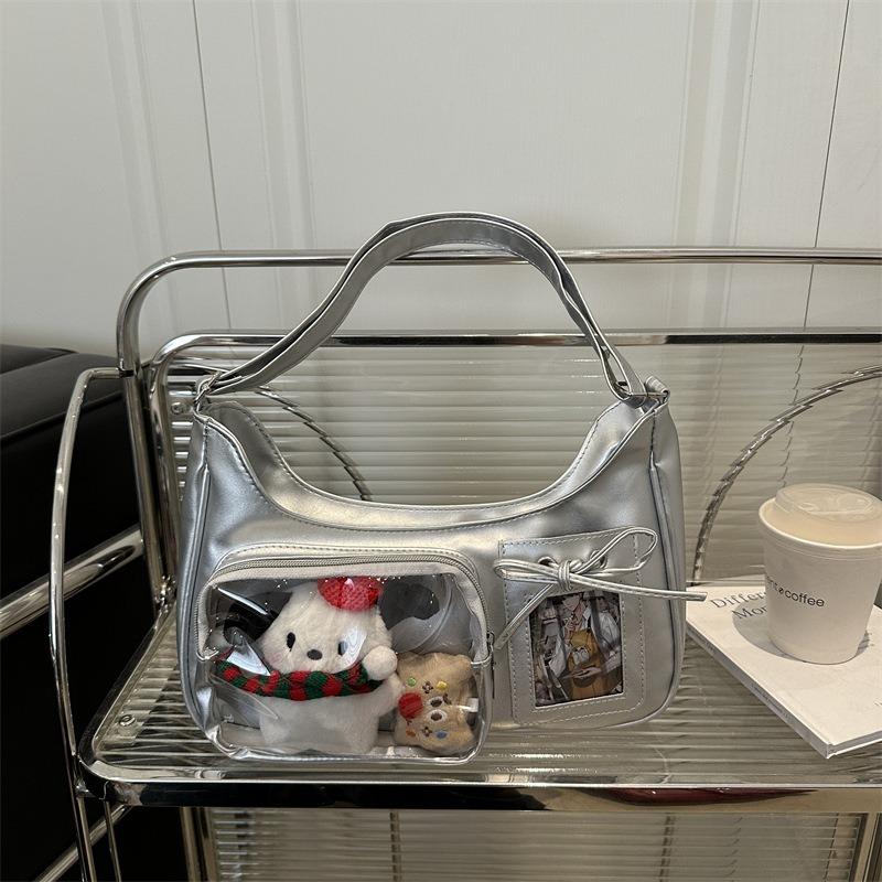 Dámská taška přes rameno Korejská taška Školní crossbody taška Dámská kabelka Peněženka