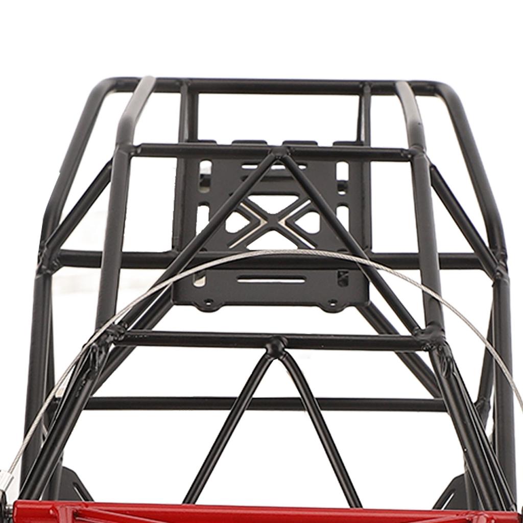 RC Metal Roll Cage Black Strong Metal Better Traction Road Holding RC Car Chassis Frame for Axial Capra Kit 1.9UTB
