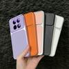 Premium Executive Leather Case for Xiaomi Redmi Note 15 5G POCO M8 Large Window Lens Protector Cover