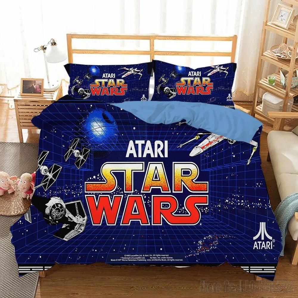 

Comforter Anime 3D Printed Child Star Black Warrior Bedding Set Baby S Bedclothes Twin Single King Kids Adult Gift Comforter (quilt)-EU Single(135*200cm)3pcs