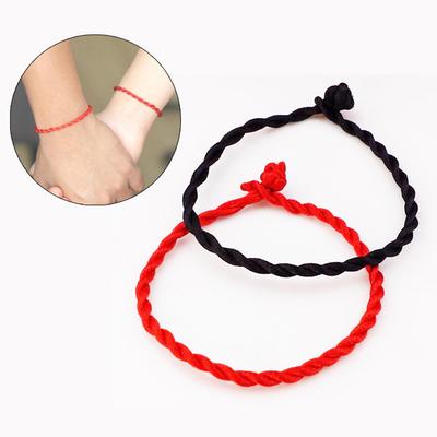1ks uzly provazy ženy buddhistický náramek s přívěsky náramky pro štěstí tibetský buddhistický nylon muži ručně vyráběné
