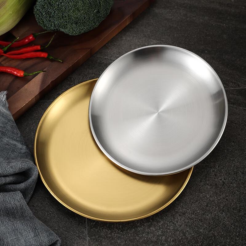 Danle 201 Stainless Steel Multi-purpose Round Plate
