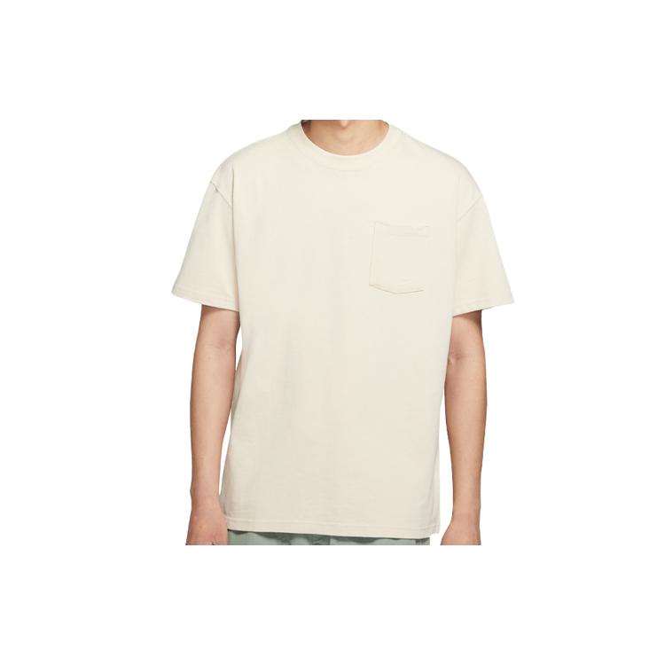 Мужские футболки Nike Овсяный Цвет Круглый Вырез Умеренно Прямой Крой DD0500-138 XXL
