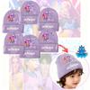 Kpop Dämonenjäger Kinder Strickmütze - A-Z Buchstabe/Anime Cartoon Beanie, Winterwarme Skullies für Kleinkind/Mädchen Geburtstagsgeschenk