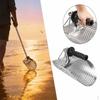 Pelle à Sable à Long Manche Outil de Détection de Métaux Trouver Tamis d'Extérieur