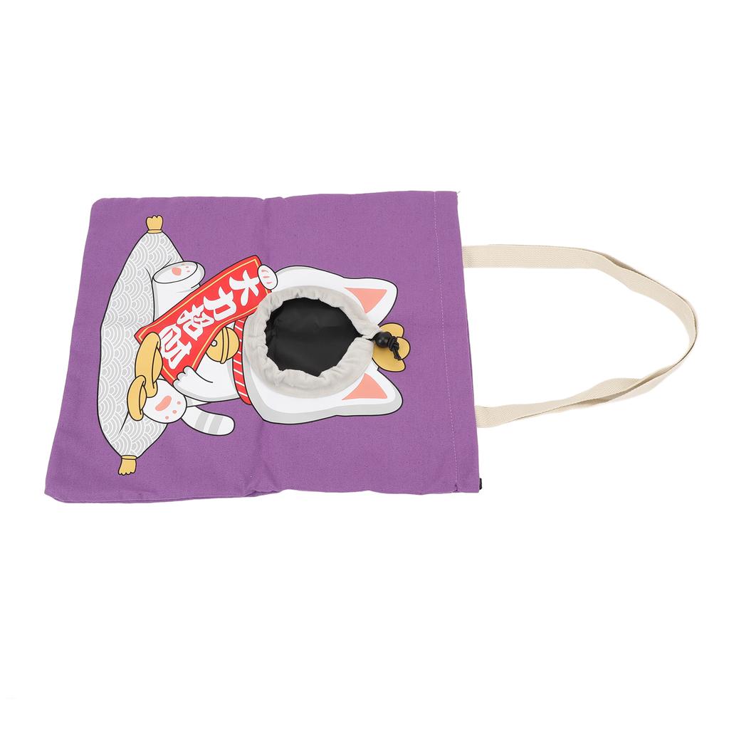 Pet Shoulder Carrying Bag Cute Head Out Canvas Portable Travel Cat Carrier Bag for 0 To 8kg Small