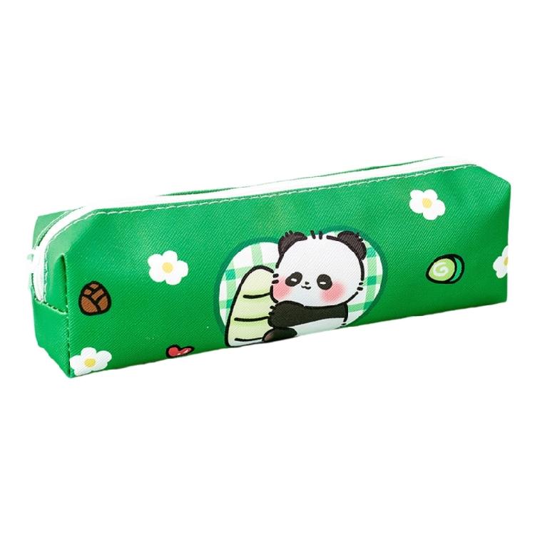 Large Capacity Pencil Case Cartoon Panda Pen Pouches Light Weight Pen Pouches Zippered Pen Case Travel Makeup Bag