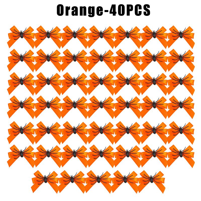 Cute Halloween Spider Hair Clip Bow Decorated Gothic Hairpin Funny Side Clip For Bangs Creepy Party Accessory Women Girls