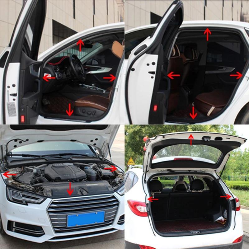 1 Stück Gummi 5M Doppelschicht B-Typ Auto Dichtungsstreifen Universelle Auto Tür und Kofferraum Verdicken Geräuschdämmende Dichtungs Zierleisten Teile