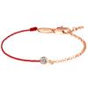 Women Rose Gold Braided Red String Bracelet For Horse Year Luck Valentine Gift Fashion Jewelry