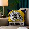 M-MichelinS T-Tyres Pillow Case Plush Fabric Soft Double Sided Print Sofa Cushion Cover Throw Pillow Covers