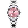 SENRUD Couple Watch Set Stainless Steel Gold and Silver White and Pink Fashion Men Women