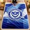 Flannel BlanketPortsmouth FC Warm Soft Throw Blanket for Indoor Sofa Bed Living Room Use