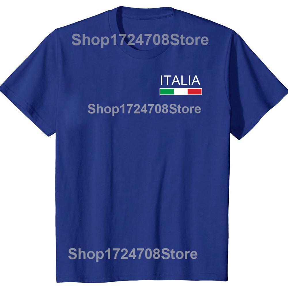 Italia Flag Italian T Shirts Summer Style Streetwear Short Sleeve Italy Italiano Family Birthday Gifts T-shirt Mens Clothing