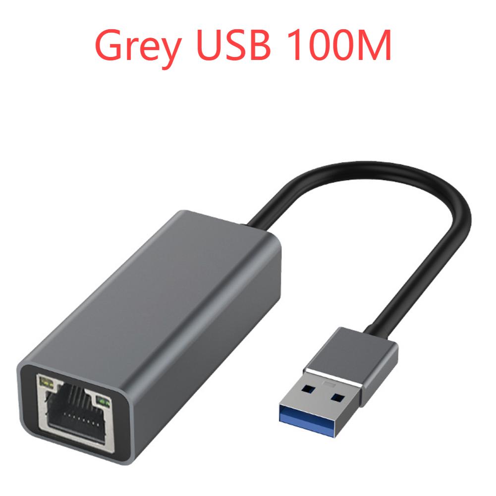Type C USB Ethernet Adapter 1000/100Mbps USB To RJ45 Lan for Xiaomi Mi Box Nintendo Switch Network Card Laptop PC Windows