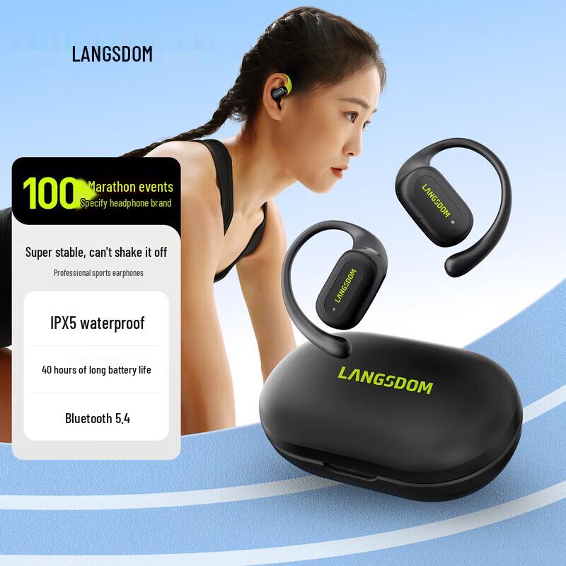 Lanston TS19 Clip-On Sports Headset