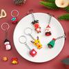 Santa Claus Silicone Keychain - Cute Christmas Student Gift