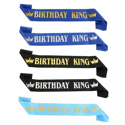 Pánské narozeniny King Belt Boy Šťastný 16 let 18 let 20 let 30 let Dekorace na narozeninovou párty