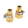 Garden Hose Metal Connector Kit for 34 Inch Hoses Rustproof Aluminum Mender