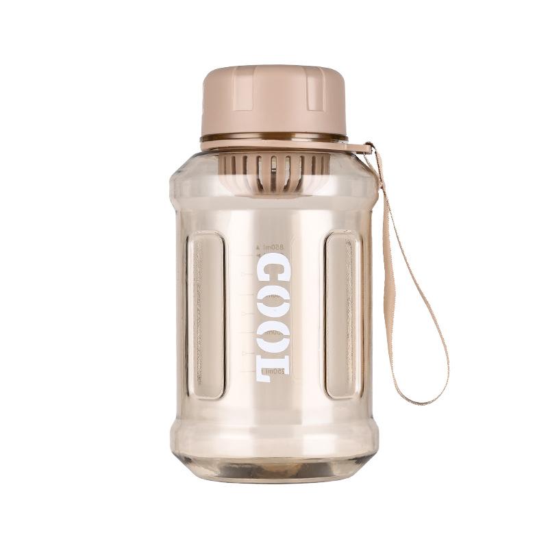 Simple Plastic Water Cup Portable Outdoor Sports Bottle for Water with Filter Sturdy Water Bottle Large Capacity Kettle