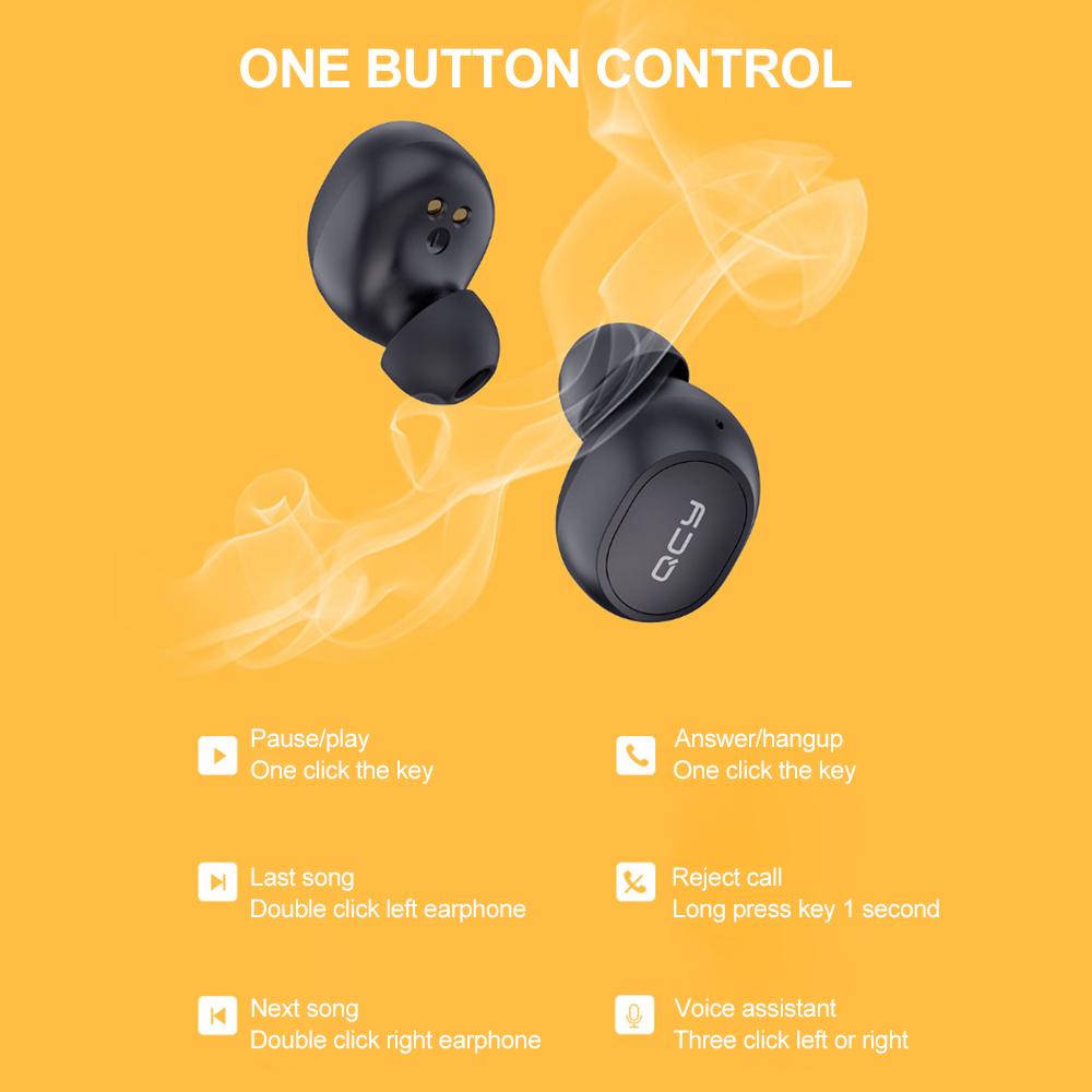 QCY M10 TWS Wireless Headset Pop-up-Pairing-APP-Einstellung