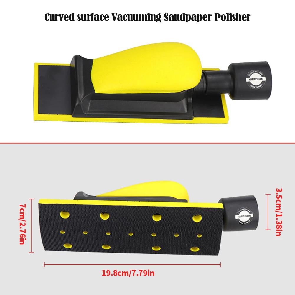 Tørrsliping Håndskyvebrett Bilsparkel Grå håndhøvel Justerbar konkav og konveks plan Håndslipeblokk Karosserireparasjonsverktøy