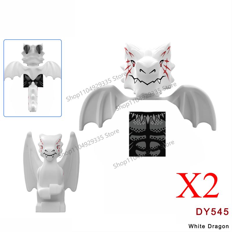 

QQ04-11 Середньовічні лицарі Будівельні блоки Лицарі Дракона Верховий дракон Фігурки Аксесуари Ігрова модель Збірна Цегляна іграшка