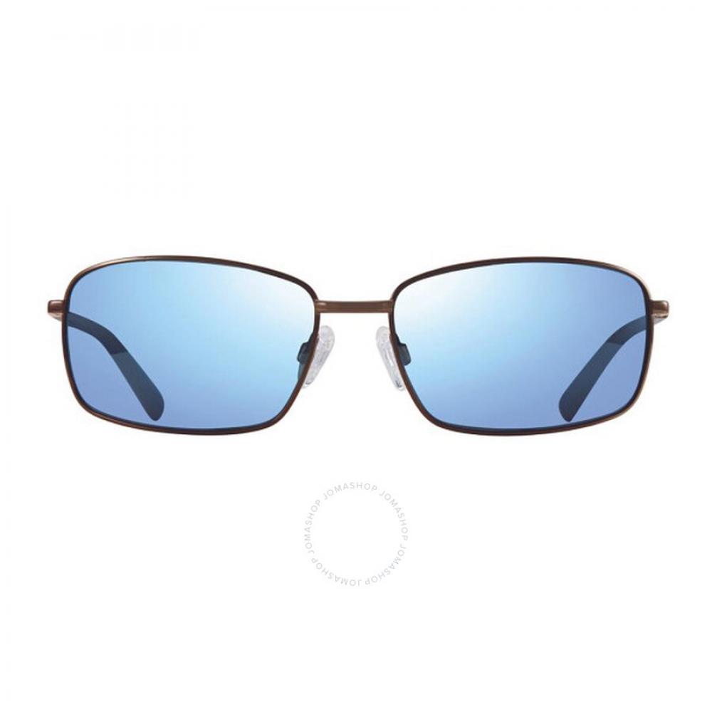 

Revo Tate Blue Water Polarized Rectangular Men s Sunglasses RE 1079 00 BL 61