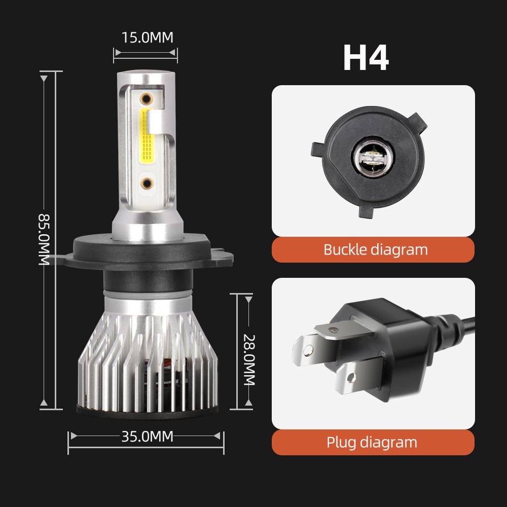 30000LM H7 Canbus LED Scheinwerferlampen 300W 9005 HB3 9006 HB4 H1 H4 H11 H13 9004 9007 Turbo Auto Scheinwerfer 12V 24V Autolichter