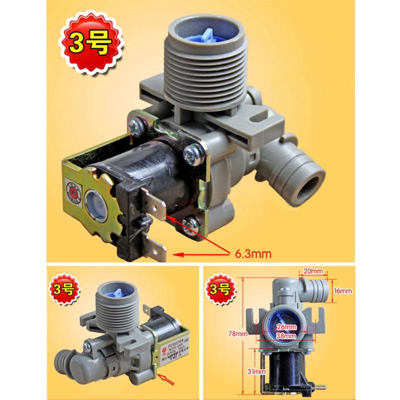 Elettrovalvola Solenoide per Ingresso Acqua di Alimentazione Valvola Solenoide per Valvola Normalmente Chiusa Elettrovalvola Solenoide per Lavatrice Elettrica per Va