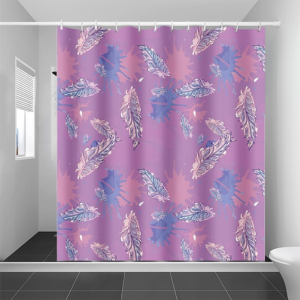 

JINRUN утолщенная водонепроницаемая занавеска для ванной комнаты, устойчивая к плесени, занавеска для душа, занавеска для душевой перегородки, занавеска для душа, занавеска для ванной комнаты, бесплатная перфорация 150*180cm