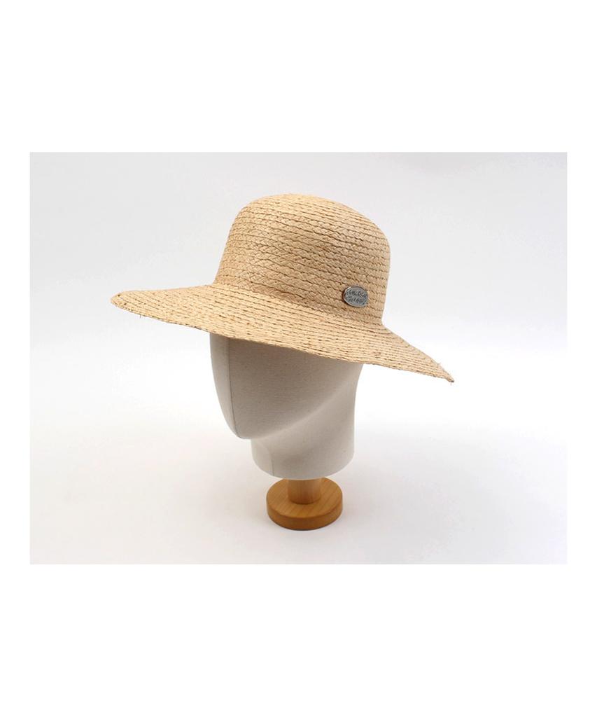 Yunibeosyeolkemiseuteuli Sv Metal Round Wire Raffia Hat